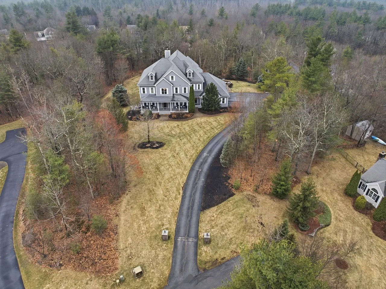 9 Louis Drive Brookline NH just sold front exterior
