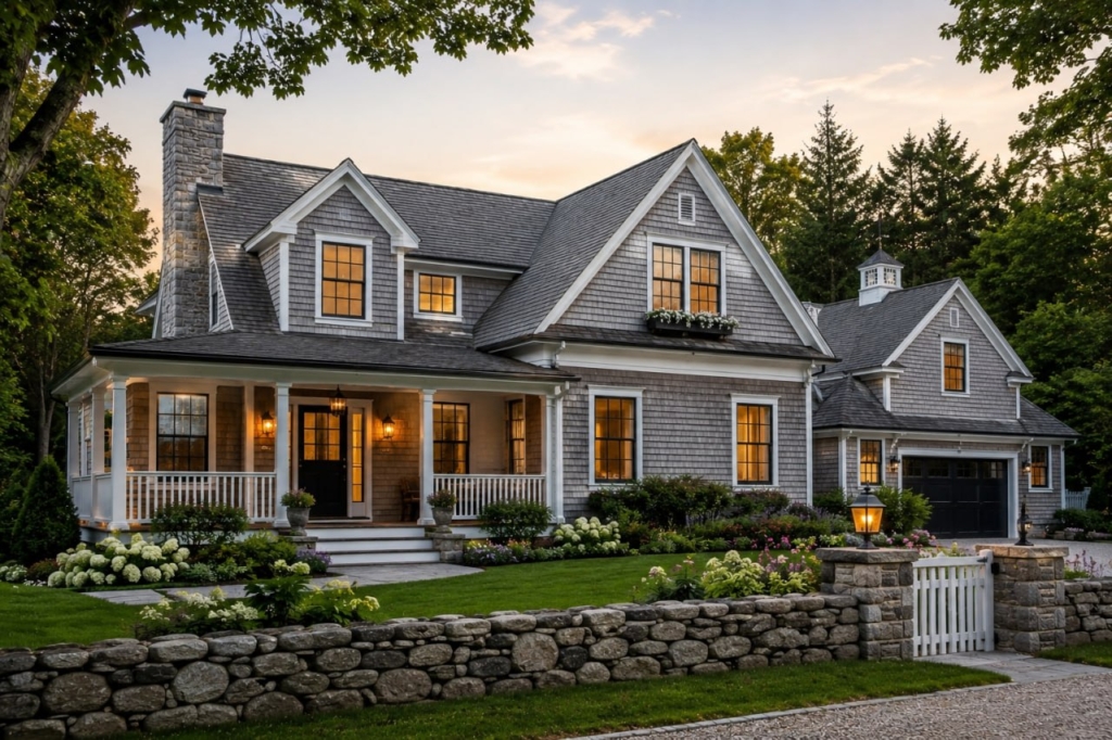Hillsborough County real estate home exterior shingle-style cottage